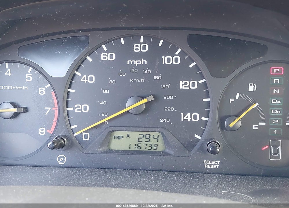 2002 HONDA ACCORD 3.0 EX VIN: 1HGCG16512A033251