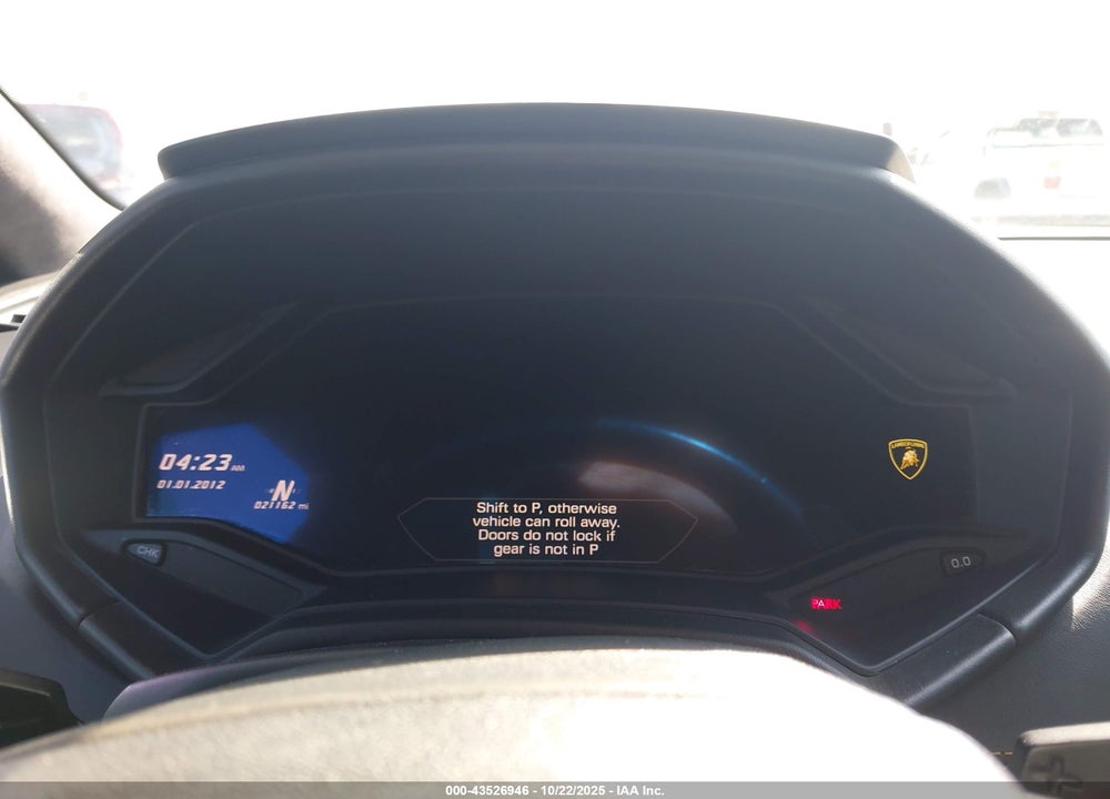 2015 LAMBORGHINI HURACAN VIN: ZHWUC1ZF7FLA00780