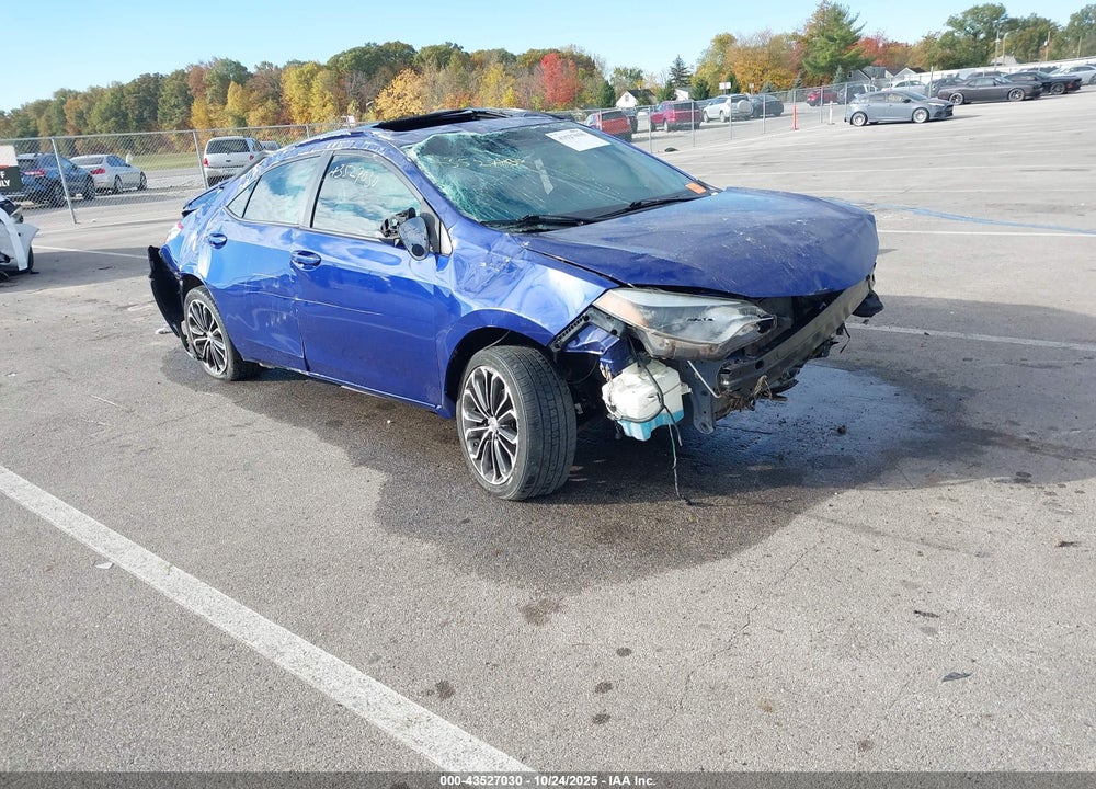 2016 TOYOTA COROLLA S PLUS VIN: 5YFBURHE1GP416317