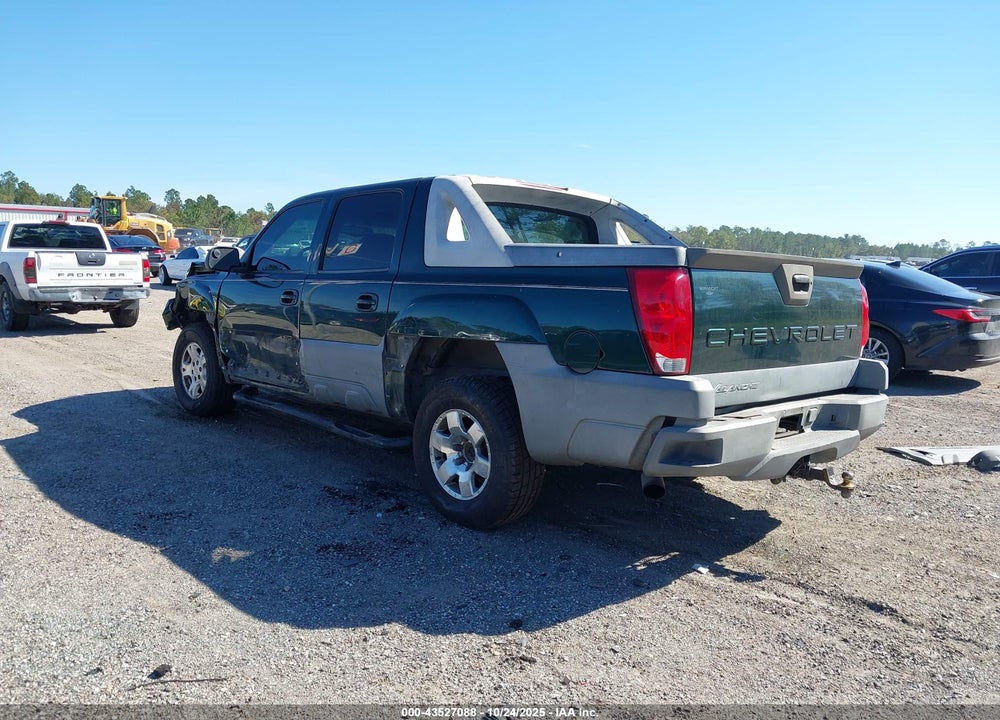 2002 CHEVROLET AVALANCHE 1500 VIN: 3GNEC13TX2G292352
