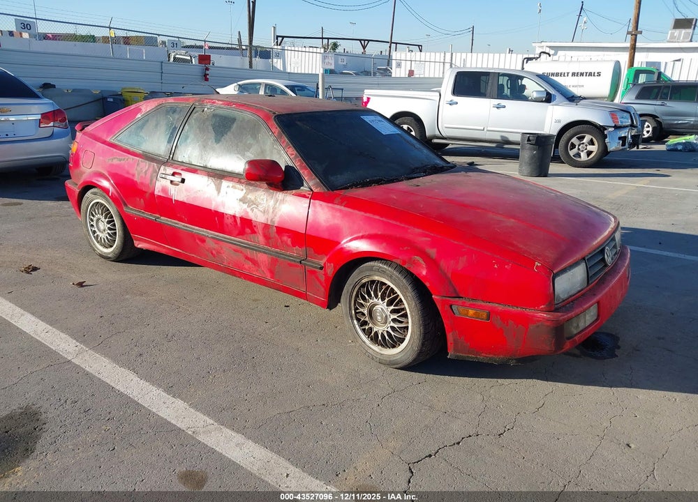 1992 VOLKSWAGEN CORRADO SLC VIN: WVWED4509NK004649