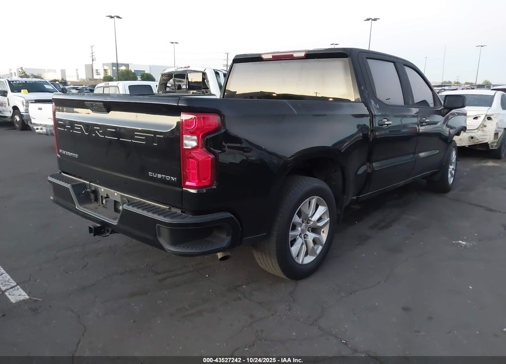 2021 CHEVROLET SILVERADO 1500 2WD SHORT BED CUSTOM VIN: 1GCPWBEK1MZ391387