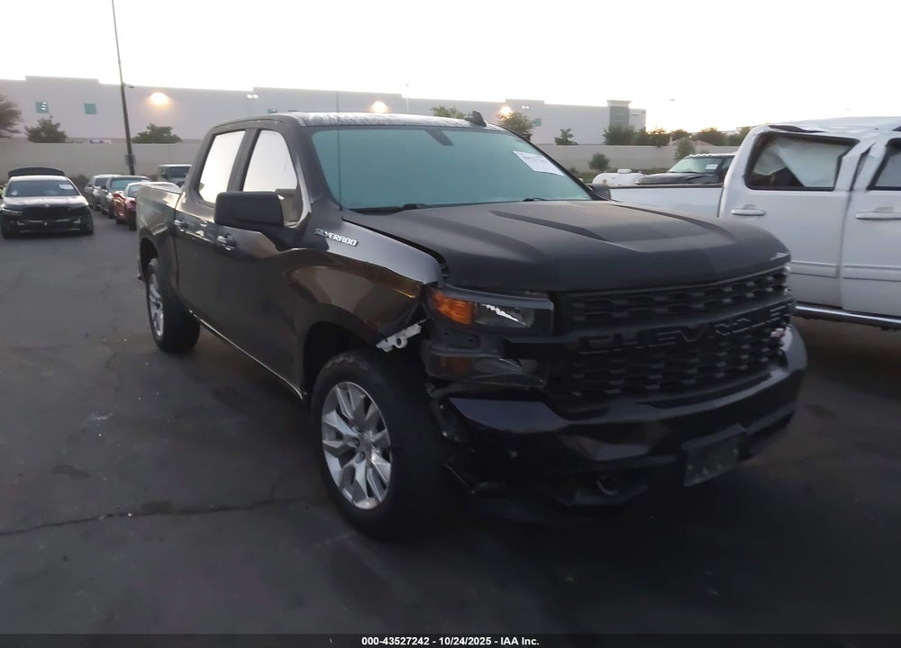 2021 CHEVROLET SILVERADO 1500 2WD SHORT BED CUSTOM VIN: 1GCPWBEK1MZ391387