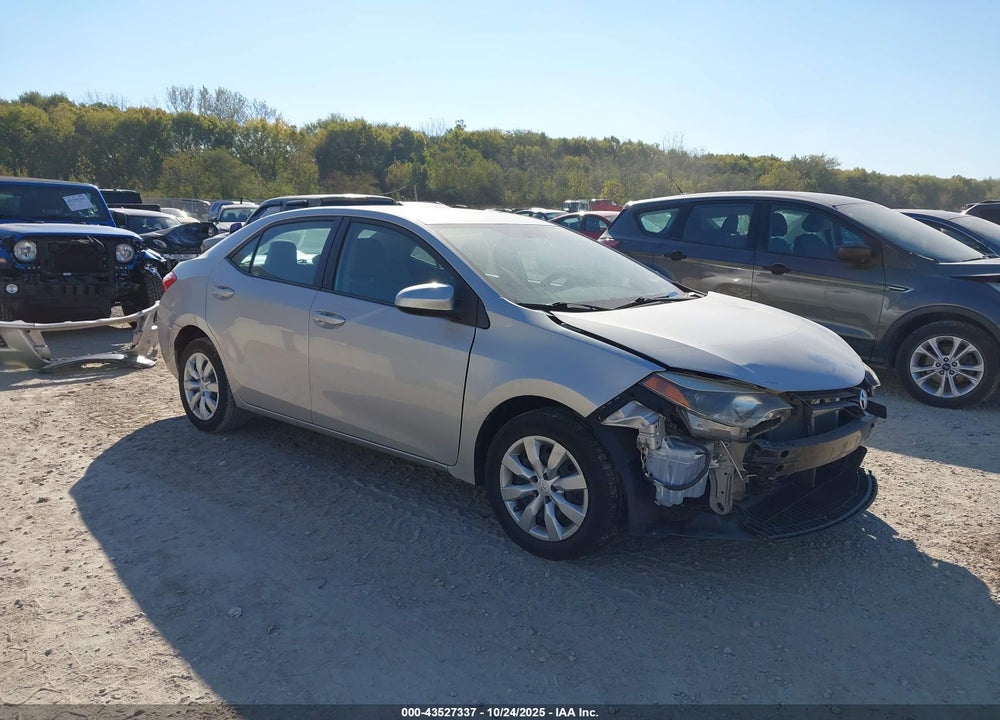 2016 TOYOTA COROLLA LE VIN: 5YFBURHE5GP499086