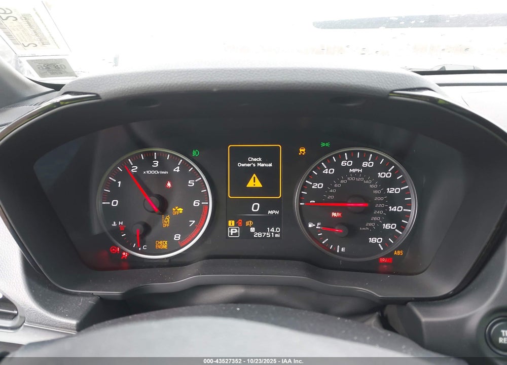 2023 SUBARU WRX PREMIUM VIN: JF1VBAH67P8812928