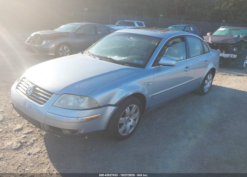 2003 VOLKSWAGEN PASSAT GLX VIN: WVWRH63B13P340236