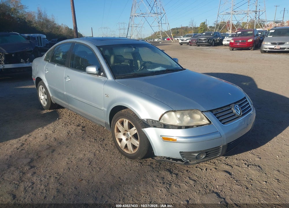 2003 VOLKSWAGEN PASSAT GLX VIN: WVWRH63B13P340236