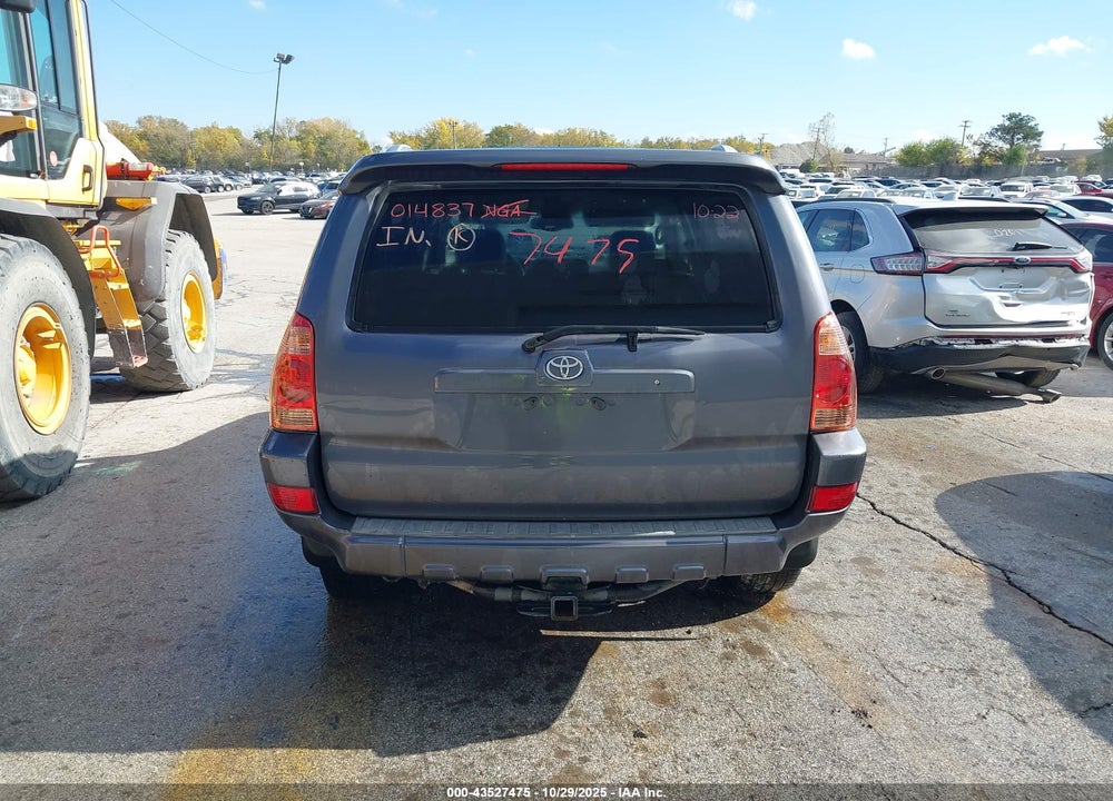 2004 TOYOTA 4RUNNER LIMITED V8 VIN: JTEZT17RX40014837