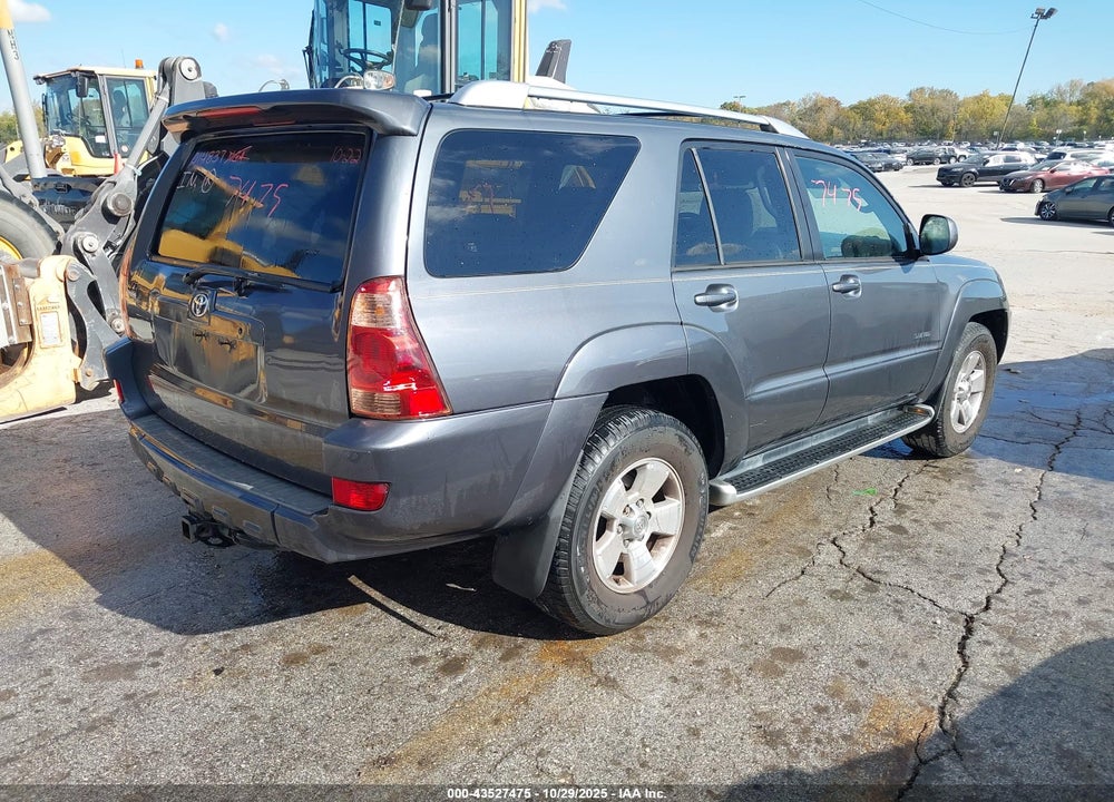 2004 TOYOTA 4RUNNER LIMITED V8 VIN: JTEZT17RX40014837