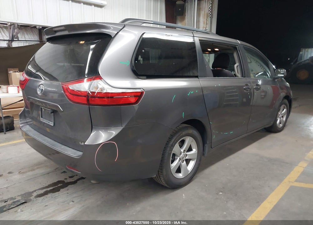 2016 TOYOTA SIENNA VIN: 5TDKK3DC5GS742135
