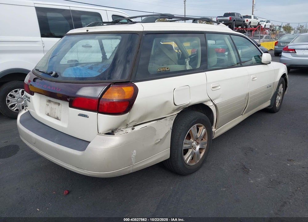 2004 SUBARU OUTBACK H6-3.0 W/35TH ANNIVERSARY EDITION VIN: 4S3BH815047642421