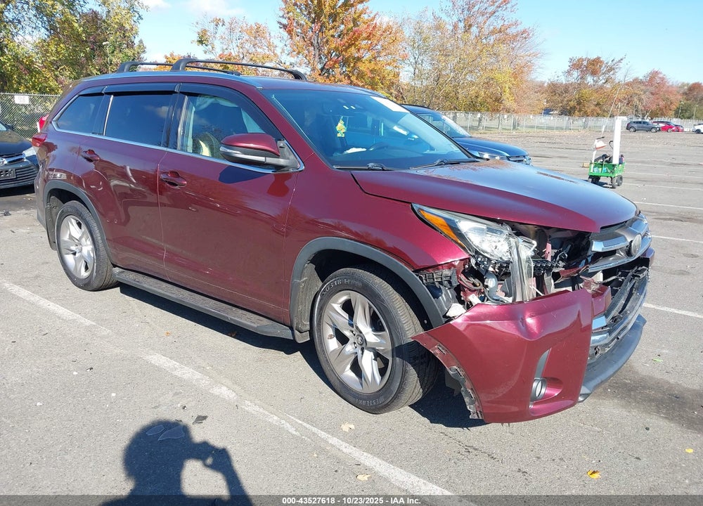 2018 TOYOTA HIGHLANDER LIMITED VIN: 5TDDZRFH8JS848246