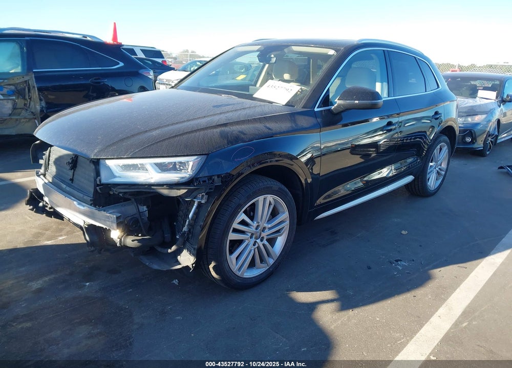 2018 AUDI Q5 2.0T PREMIUM VIN: WA1BNAFY5J2225544
