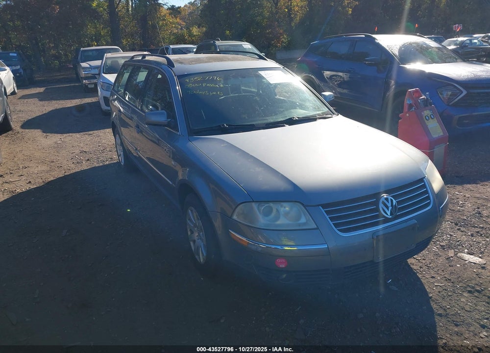 2003 VOLKSWAGEN PASSAT GLS VIN: WVWVD63B53E120264