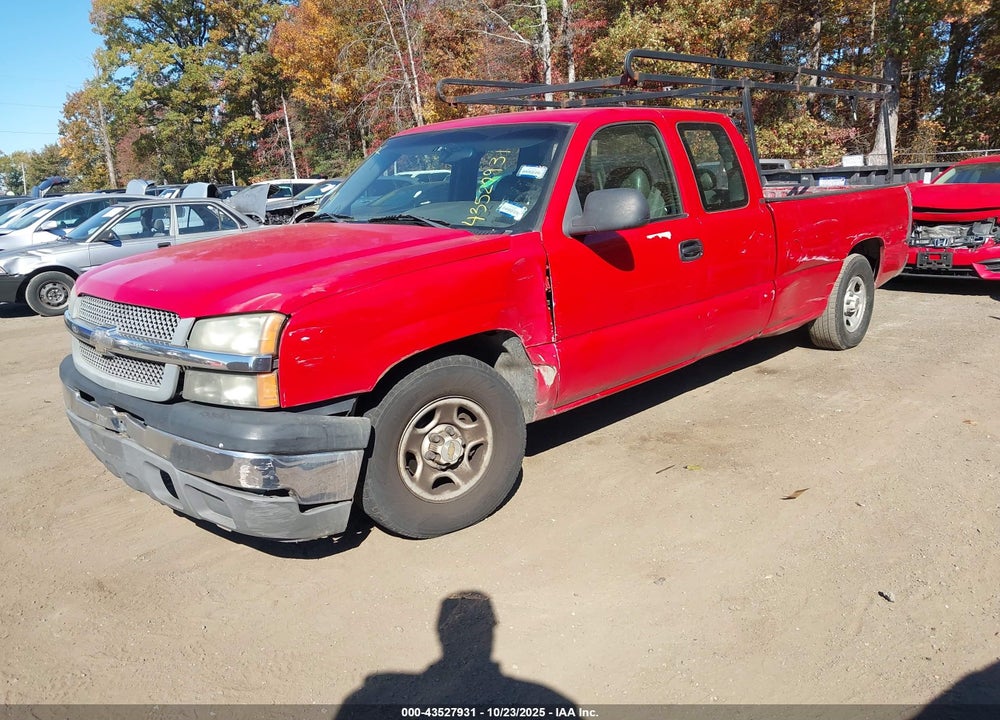 2004 CHEVROLET SILVERADO 1500 WORK TRUCK VIN: 1GCEC19T14E120043