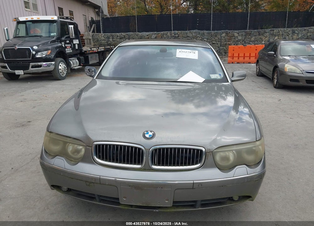 2002 BMW 745LI VIN: WBAGN63412DR02392
