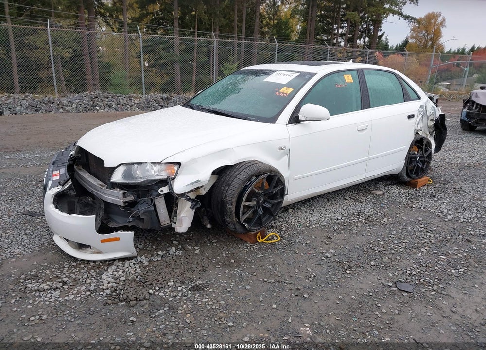 2008 AUDI A4 2.0T/2.0T SPECIAL EDITION VIN: WAUDF78EX8A028836