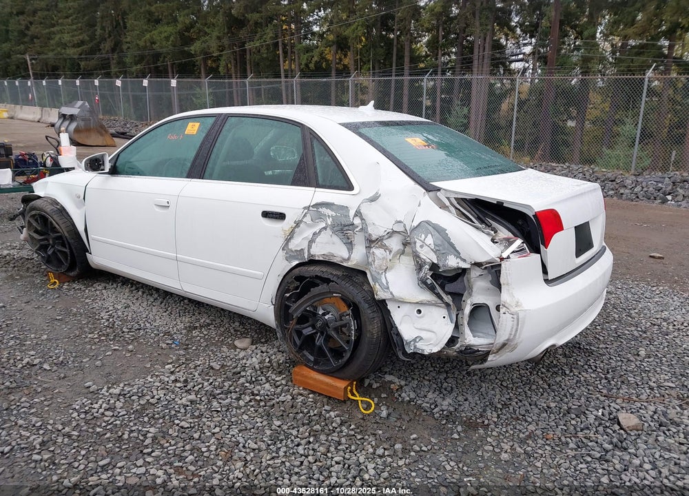 2008 AUDI A4 2.0T/2.0T SPECIAL EDITION VIN: WAUDF78EX8A028836