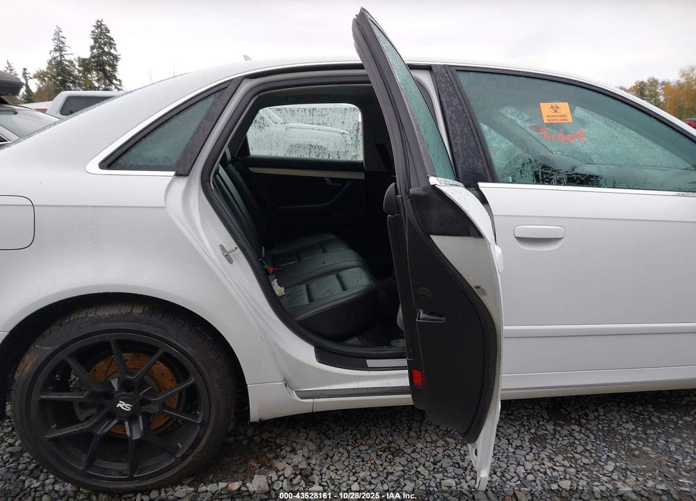 2008 AUDI A4 2.0T/2.0T SPECIAL EDITION VIN: WAUDF78EX8A028836