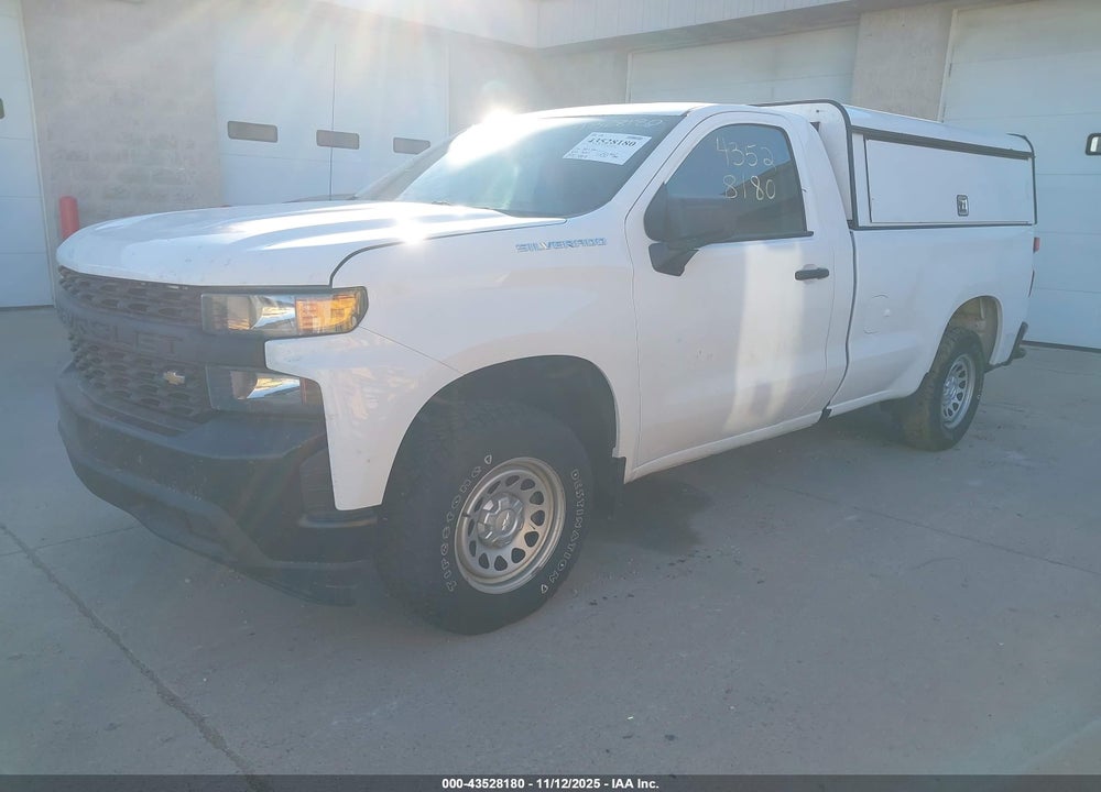 2020 CHEVROLET SILVERADO 1500 2WD LONG BED WT VIN: 3GCNWAEH0LG276462