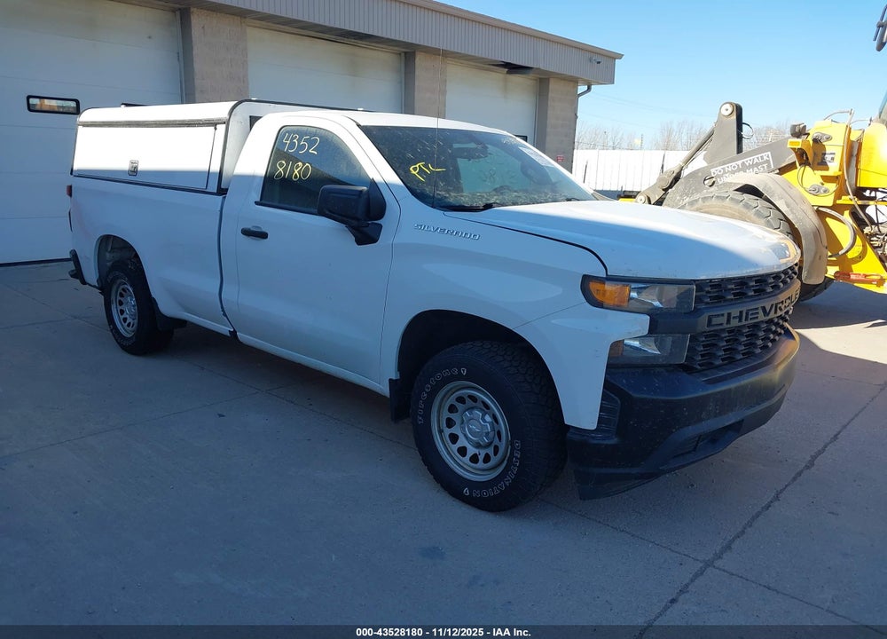 2020 CHEVROLET SILVERADO 1500 2WD LONG BED WT VIN: 3GCNWAEH0LG276462