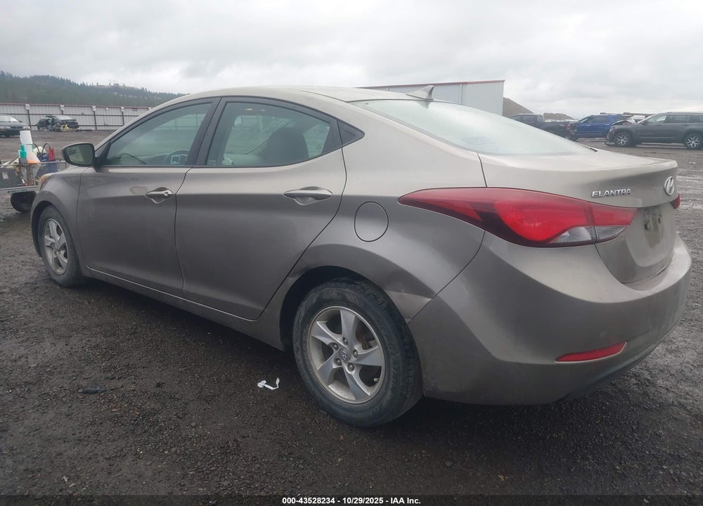 2014 HYUNDAI ELANTRA SE VIN: 5NPDH4AE1EH455395