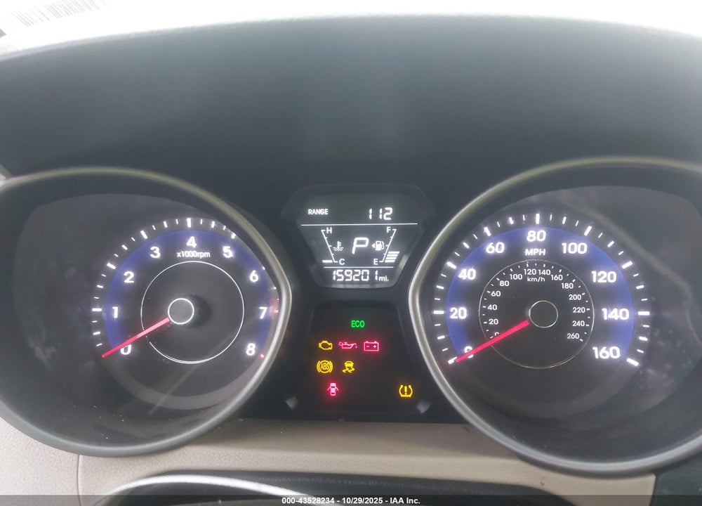 2014 HYUNDAI ELANTRA SE VIN: 5NPDH4AE1EH455395