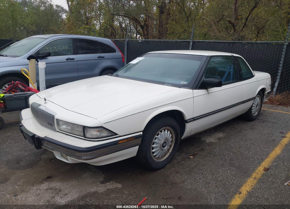 1992 BUICK REGAL CUSTOM VIN: 2G4WB14T8N1478320