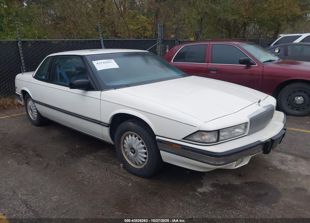 1992 BUICK REGAL CUSTOM VIN: 2G4WB14T8N1478320