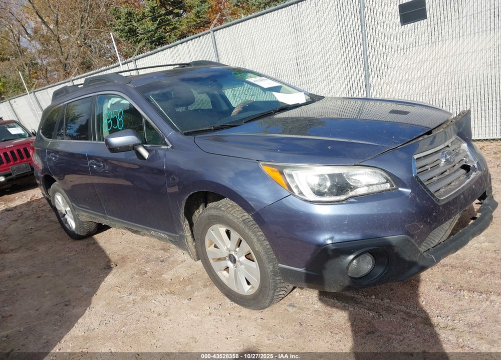 2016 SUBARU OUTBACK 2.5I PREMIUM VIN: 4S4BSBCC3G3314377