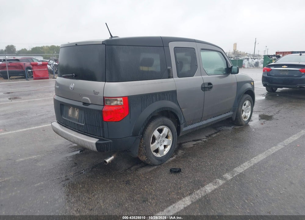 2005 HONDA ELEMENT EX VIN: 5J6YH18655L003101