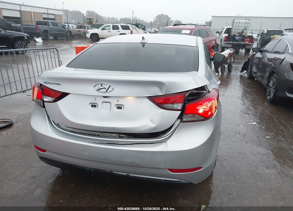 2014 HYUNDAI ELANTRA SE VIN: KMHDH4AE4EU088722