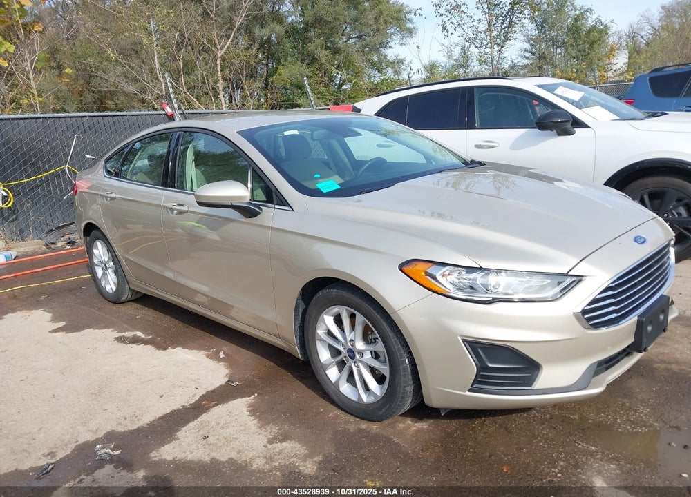 2019 FORD FUSION SE VIN: 3FA6P0HD9KR283455