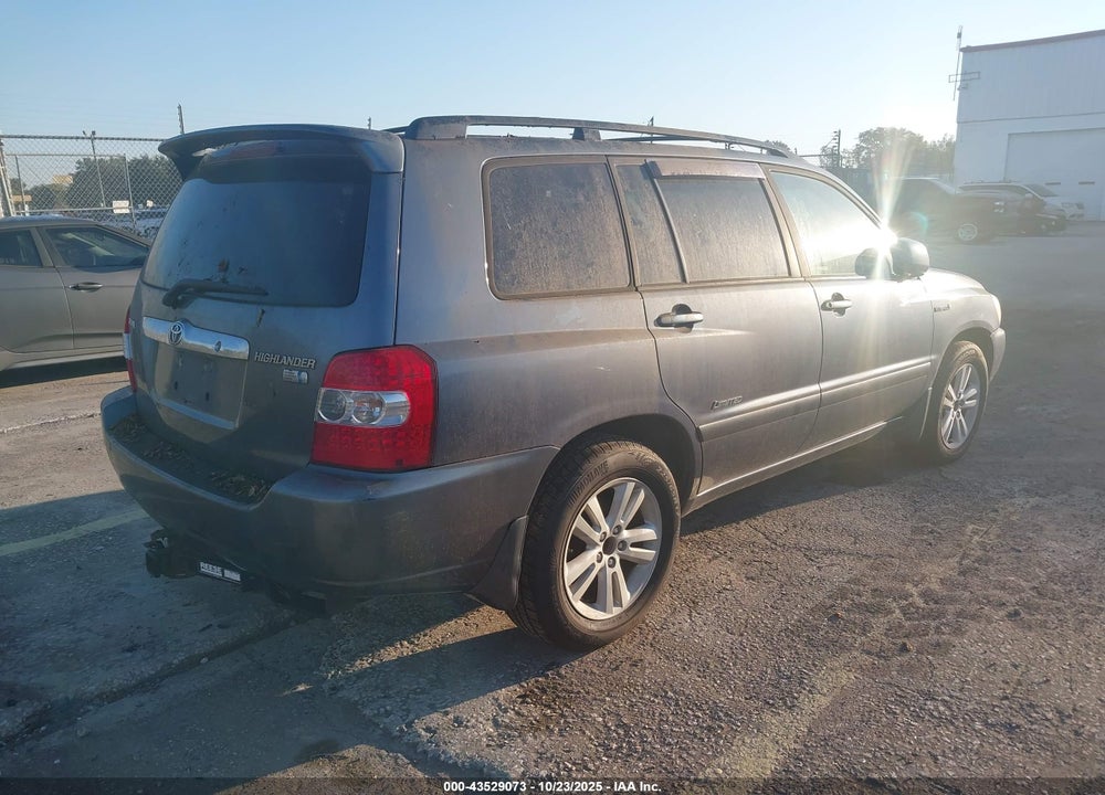 2006 TOYOTA HIGHLANDER HYBRID VIN: JTEDW21A360016121