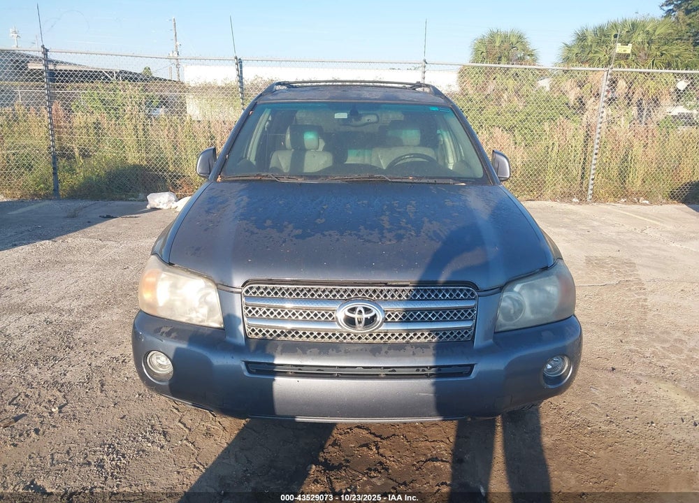 2006 TOYOTA HIGHLANDER HYBRID VIN: JTEDW21A360016121