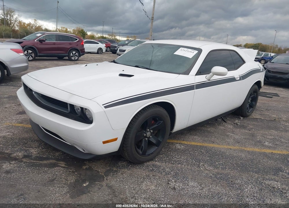 2012 DODGE CHALLENGER SXT VIN: 2C3CDYAG5CH101308