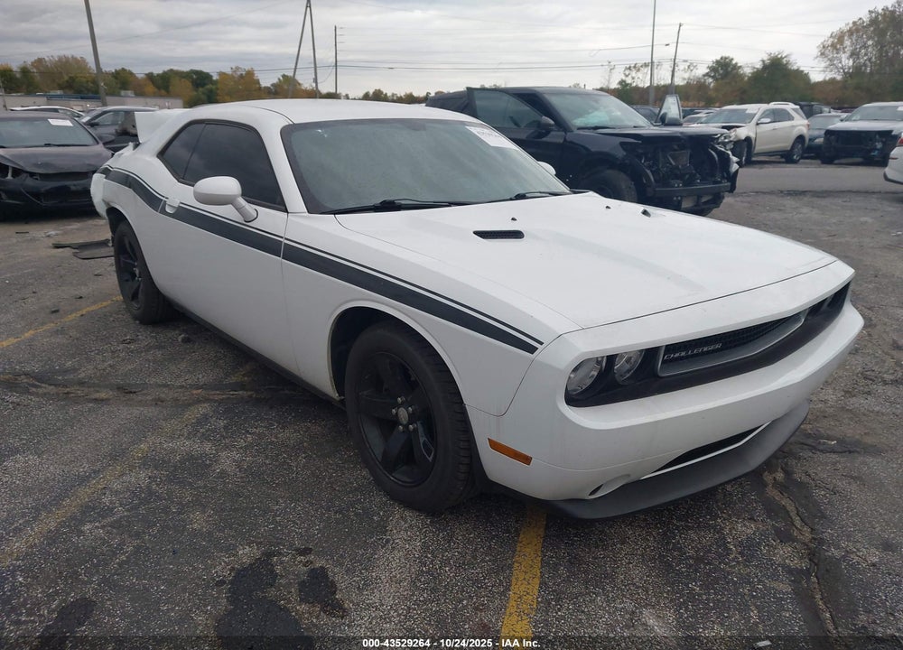 2012 DODGE CHALLENGER SXT VIN: 2C3CDYAG5CH101308