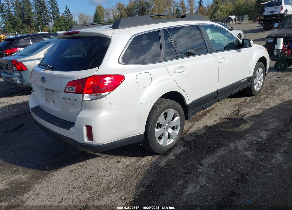 2012 SUBARU OUTBACK 2.5I PREMIUM VIN: 4S4BRBGC1C3301689