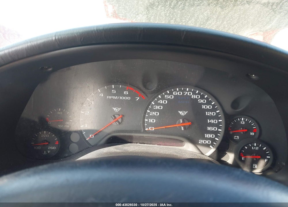 1998 CHEVROLET CORVETTE VIN: 1G1YY22G0W5128700