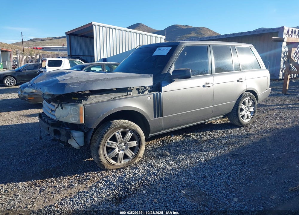 2007 LAND ROVER RANGE ROVER HSE VIN: SALME15487A244609