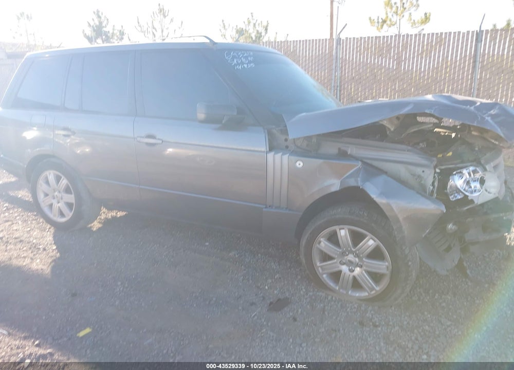 2007 LAND ROVER RANGE ROVER HSE VIN: SALME15487A244609
