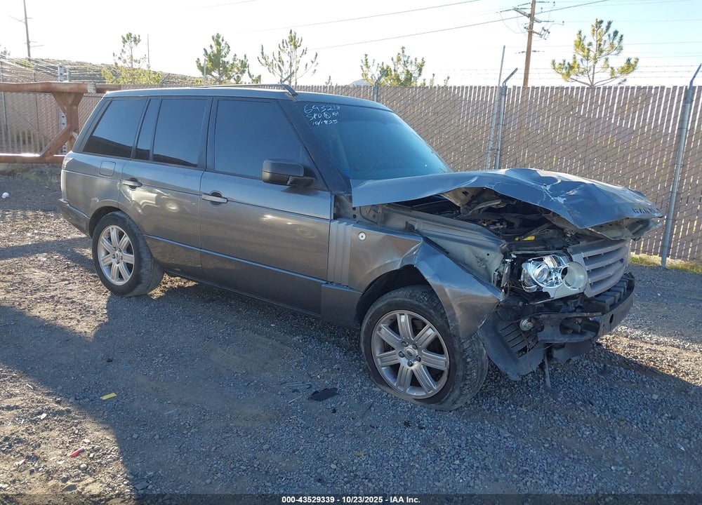 2007 LAND ROVER RANGE ROVER HSE VIN: SALME15487A244609