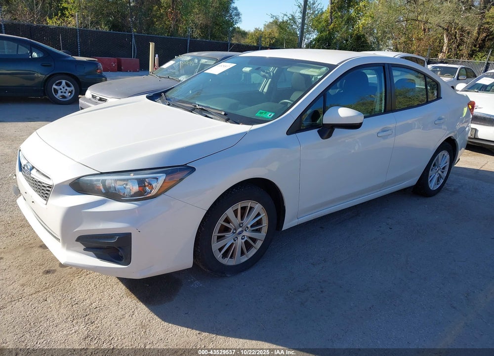 2017 SUBARU IMPREZA 2.0I PREMIUM VIN: 4S3GKAB64H3615113