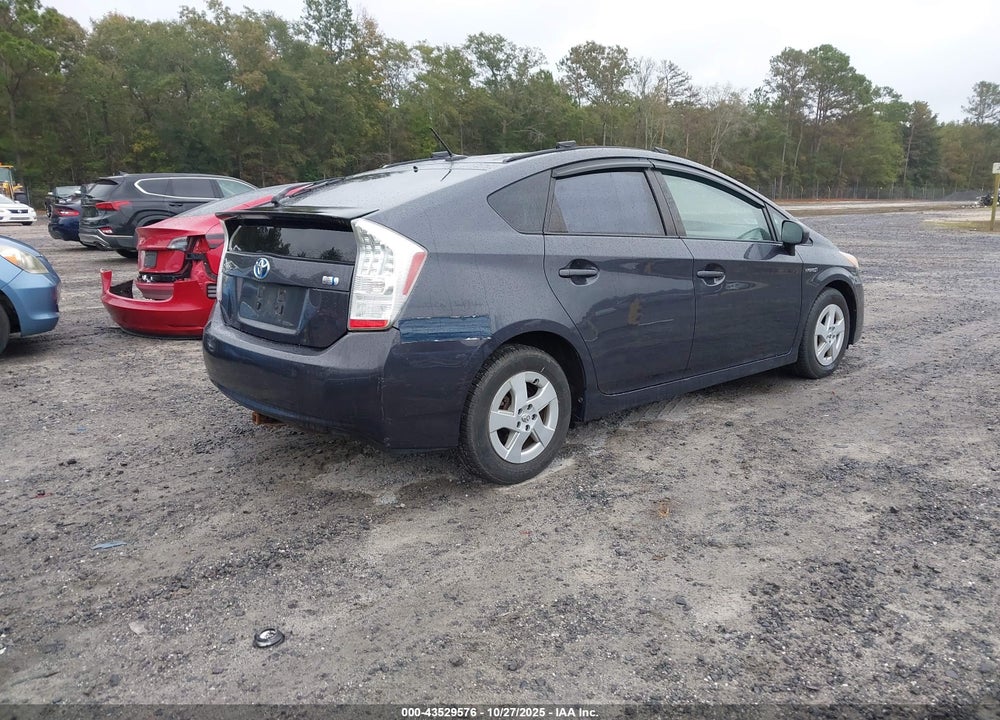 2011 TOYOTA PRIUS THREE VIN: JTDKN3DU9B0299693