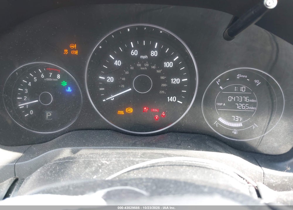 2022 HONDA HR-V 2WD SPORT VIN: 3CZRU5H16NM724702
