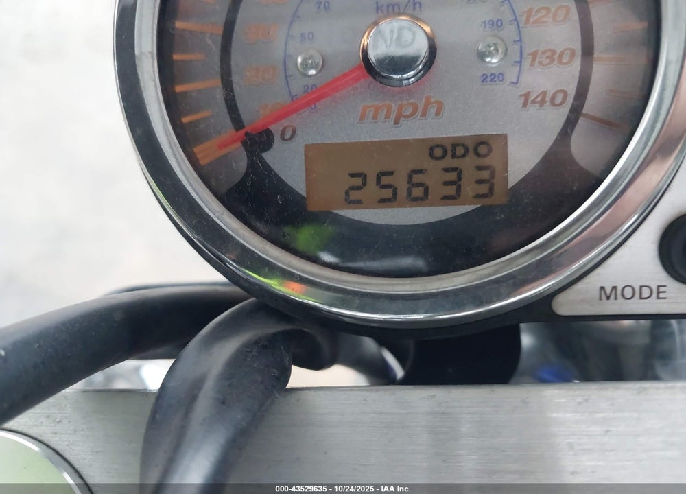 2004 KAWASAKI 1600 MEANSTREAK VIN: JKBVNKB184A000892