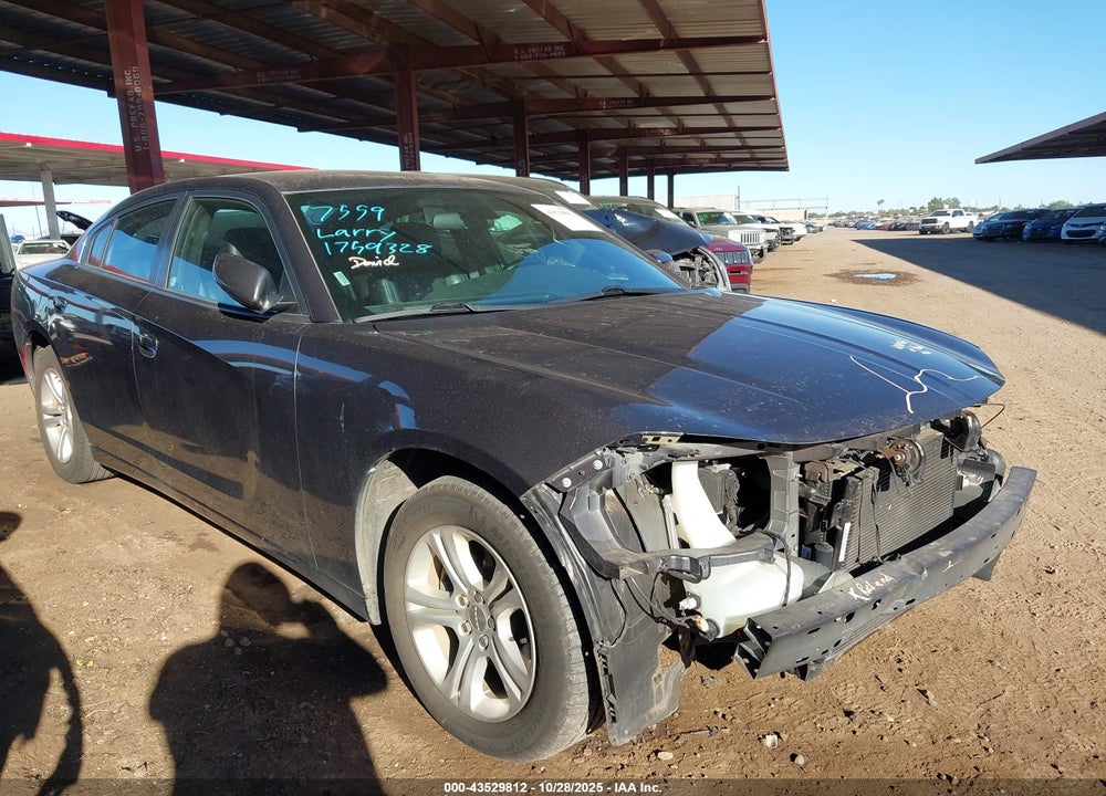 2021 DODGE CHARGER SXT RWD VIN: 2C3CDXBG7MH638465