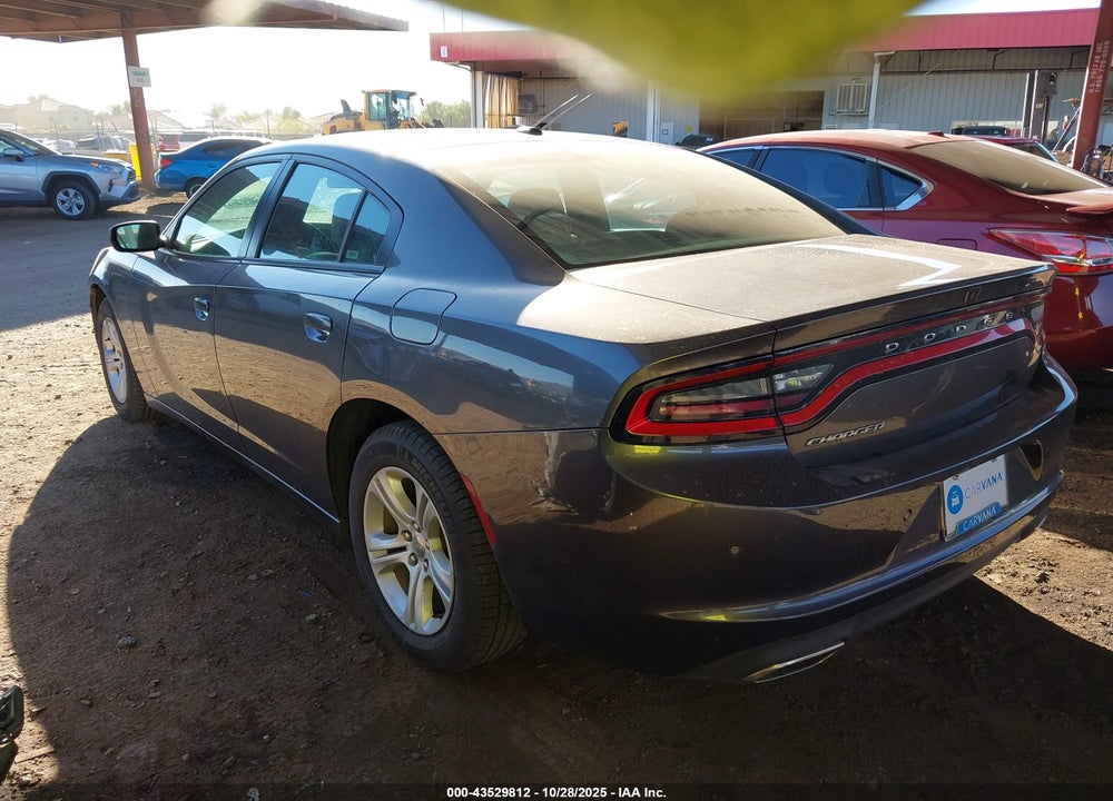 2021 DODGE CHARGER SXT RWD VIN: 2C3CDXBG7MH638465