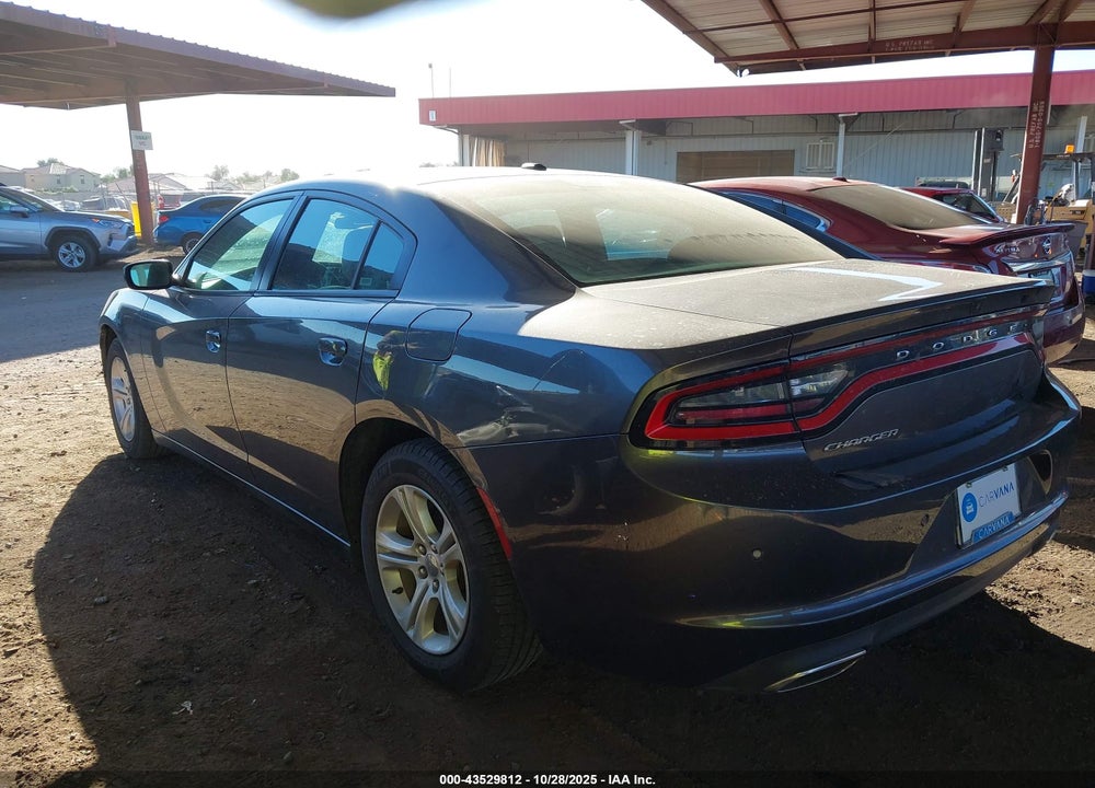 2021 DODGE CHARGER SXT RWD VIN: 2C3CDXBG7MH638465