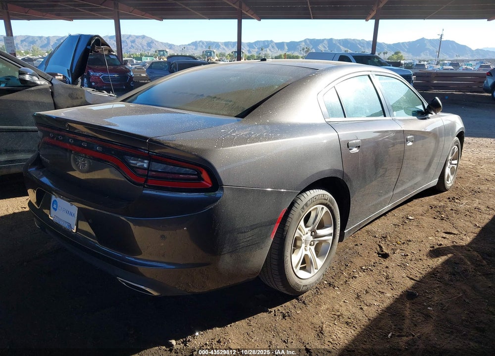 2021 DODGE CHARGER SXT RWD VIN: 2C3CDXBG7MH638465
